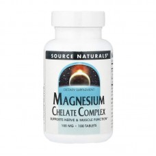 Source Naturals Magnesium Chelate Complex 100 mg (100 tab)