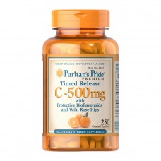 Puritan's Pride Vitamin C-500 mg with Bioflavonoids and Wild Rose Hips Time Release (100 caplets) Puritan's Pride Vitamin C-500 mg with Bioflavonoids and Wild Rose Hips Time Release (100 caplets)