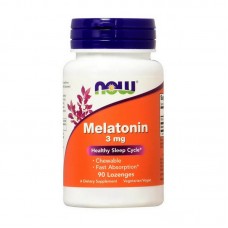 NOW Melatonin 3 mg (90 lozenges)