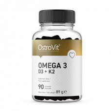 OstroVit Omega 3 D3 + K2 (90 caps)