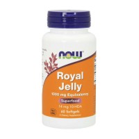 NOW Royal Jelly 1000 mg Eguivalency (60 softgels)