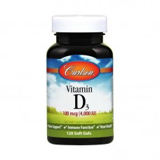 Carlson Labs Vitamin D3 100 mcg (4,000IU) (120 soft gels)