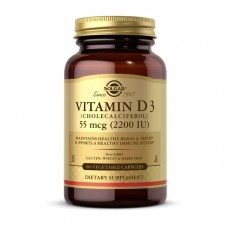 Solgar Vitamin D3 55 mcg (2200 IU) (100 veg caps)