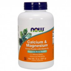 NOW Calcium & Magnesium (227 g, unflavoured)