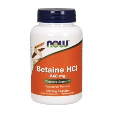 NOW Betaine HCL 648 mg (120 caps)