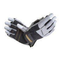 Mad Max Damasteel Workout Gloves MFG-871 Gray/Gold (M size)