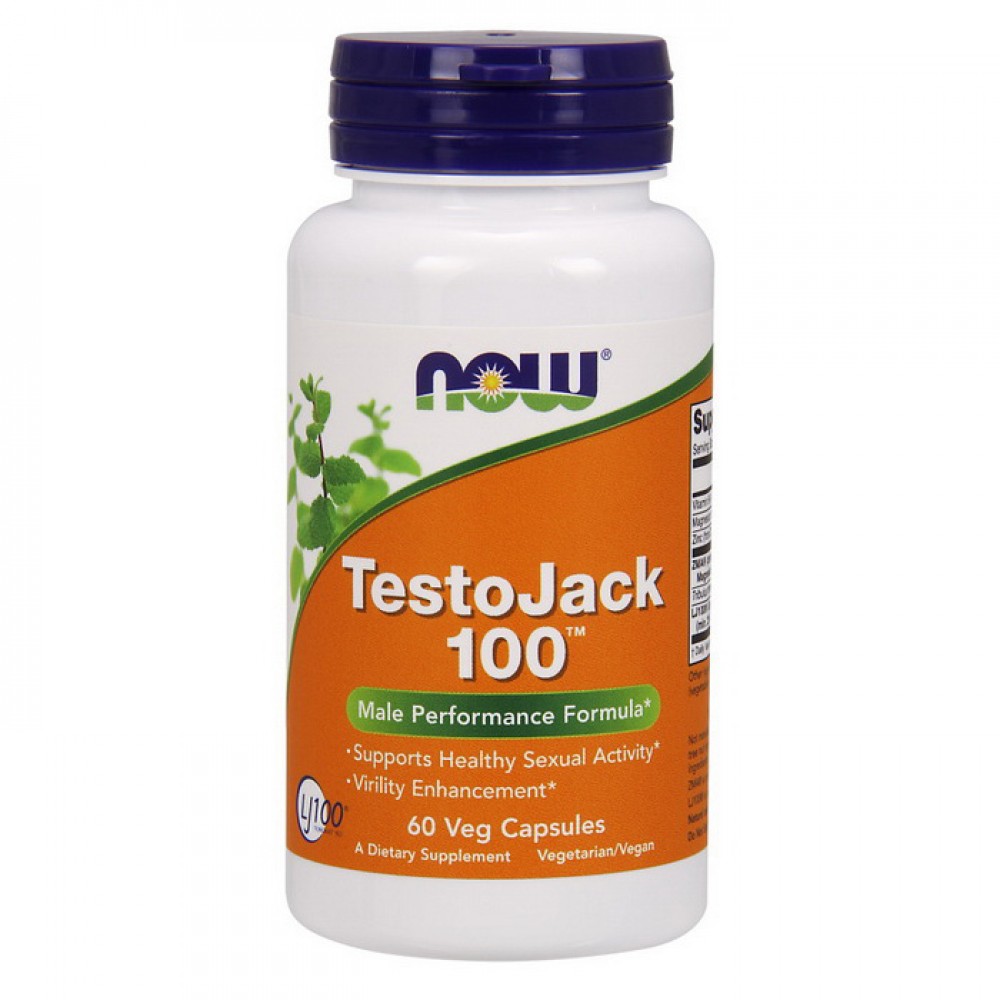 NOW Testo Jack 100 (60 veg caps)