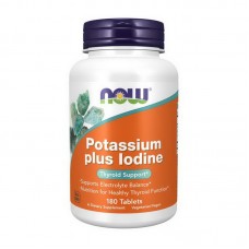 NOW Potassium plus Iodine (180 tab)