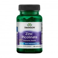 Swanson Zinc Picolinate 22 mg (60 caps)