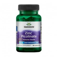 Swanson Zinc Picolinate 22 mg (60 caps)