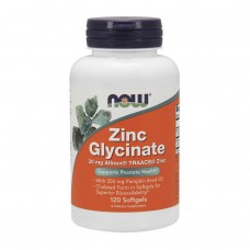 NOW Zinc Glycinate 30 mg (120 softgels)