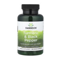 Swanson Turmeric & Black Pepper (90 veg caps)