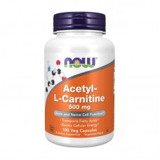 NOW Acetyl-L-Carnitine 500 mg (100 veg caps)