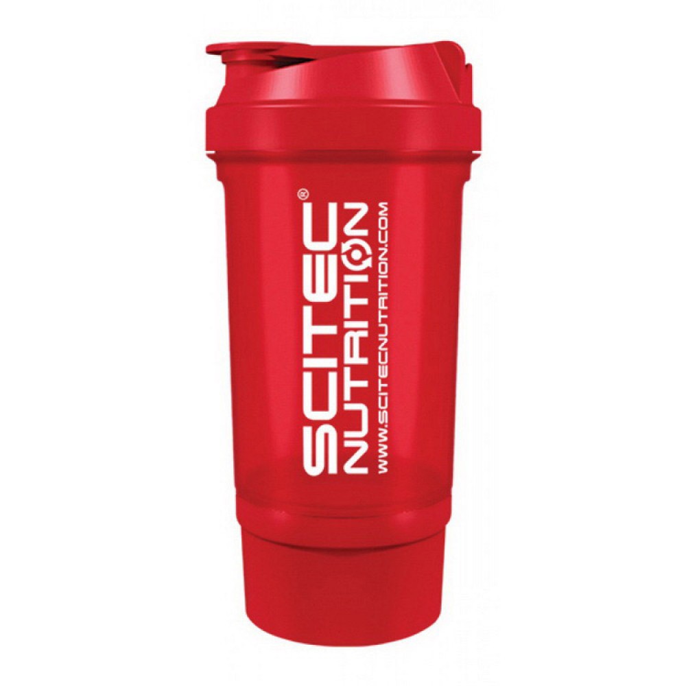 Scitec Shaker 500 Travel (500 ml red) (500 ml, red)