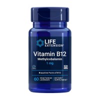 Life Extension Vitamin B-12 methylcobalamin 1 mg (60 veg lozenges)