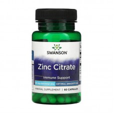 Swanson Zinc Citrate 50 mg (60 caps)