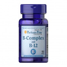Puritan's Pride Vitamin B-Complex and Vitamin B-12 (90 tablets)