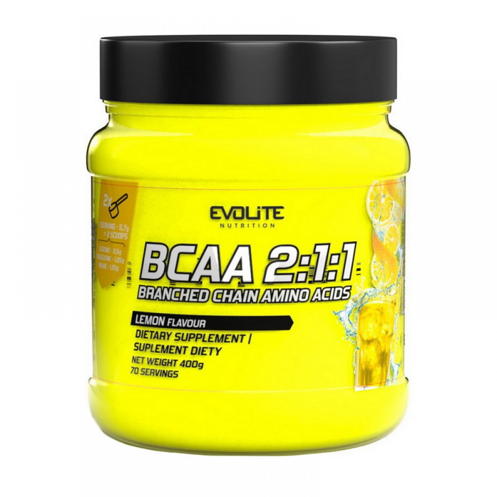 Evolite Nutrition BCAA 2:1:1 (400 g) Evolite Nutrition BCAA 2:1:1 (400 g)