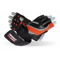 Mad Max Extreme 2nd Workout Gloves Black/Red MFG-568 (XL size)