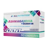 Allnutrition Ashwagandha + Guarana 30 caps