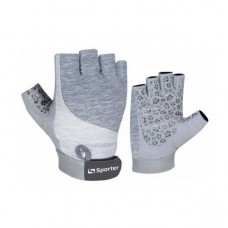 Sporter Weightlifting Gloves Grey/Grey (M size, Grey/Grey)