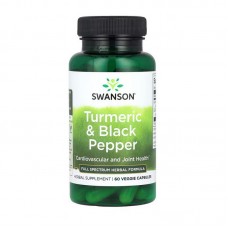 Swanson Turmeric & Black Pepper (60 veg caps)