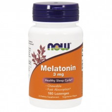 NOW Melatonin 3 mg (180 lozenges)