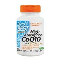 Doctor's BEST High Absorption CoQ10 100 mg with BioPerine (60 veg caps)