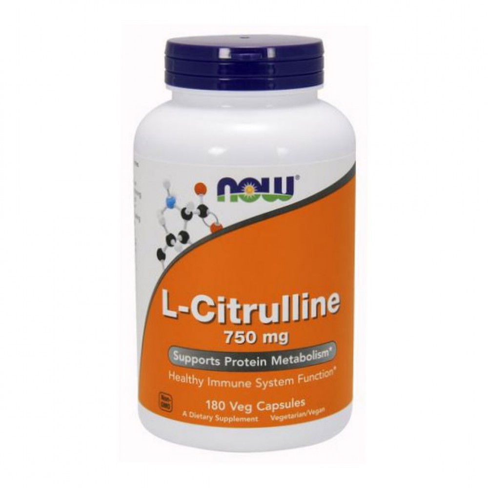 L-Citrulline 750 mg (180 veg caps)