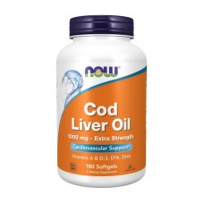 NOW Cod Liver Oil (180 softgels)