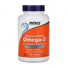 NOW Omega-3 Odor Controlled - Enteric Coated (180 softgels)