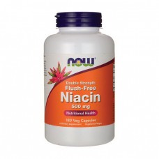 NOW Flush-Free Niacin 500 mg Double Strength (180 veg caps)