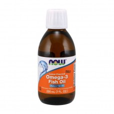 NOW Omega-3 Fish Oil (200 ml, lemon)