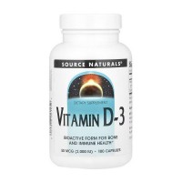Source Naturals Vitamin D-3 2000 IU (100 caps)