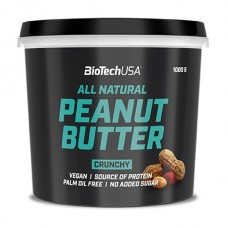 BioTech All Natural Peanut Butter (1 kg, crunchy)