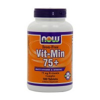 NOW Vit-Min 75+ iron-free (90 tabs)