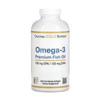 California Gold Nutrition Omega-3 Premium Fish Oil (240 fish softgels)