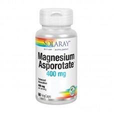 Solaray Magnesium Asporotate 400 mg (60 veg caps)