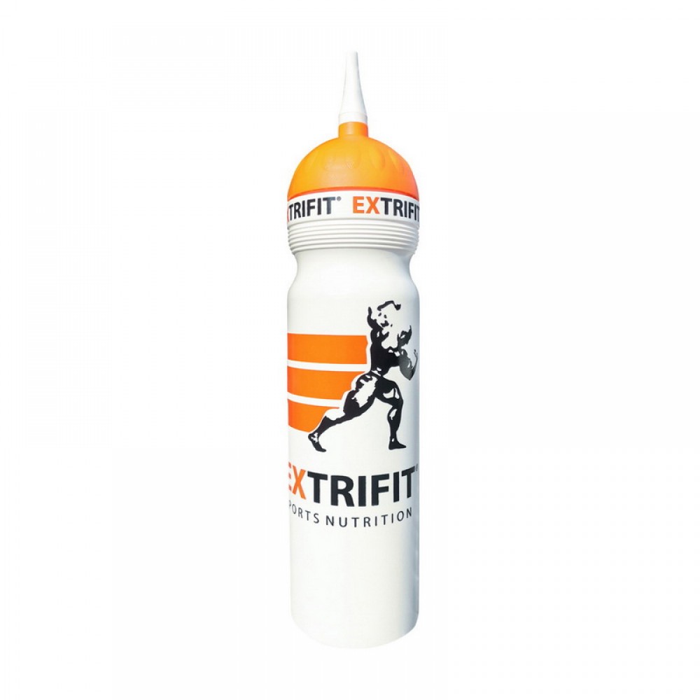 Bottle Extrifit White long nozzle (1l, white)