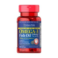 Puritan's Pride Omega-3 Fish Oil 1290 mg (60 mini gels)