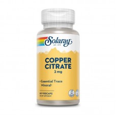 Solaray Copper Citrate 2 mg (60 veg caps)