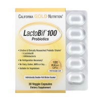 California Gold Nutrition LactoBif Probiotics 100 Billion (30 veg caps)