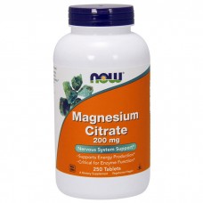 NOW Magnesium Citrate 200 mg (250 tabl)