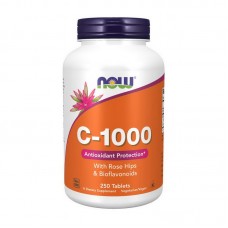 NOW C-1000 with rose hips & bioflavonoids 250 tab