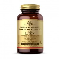 Solgar Bilberry Ginkgo Eyebright Complex plus Lutein (60 veg caps)