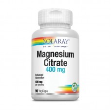 Solaray Magnesium Citrate 400 mg (90 veg caps)