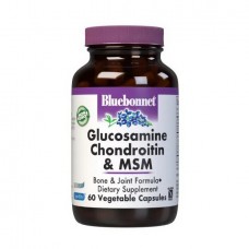 Bluebonnet Nutrition Glucosamine Chondroitin & MSM (60 veg caps)