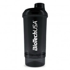 BioTech Shaker Wave + 2 in 1 (500 ml, black)