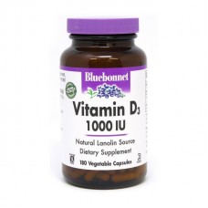 Bluebonnet Nutrition Vitamin D3 1000 IU (25 mcg) (180 veg caps)