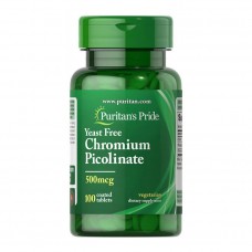 Chromium Picolinate 500 mcg Yeast Free (100 tablets)
